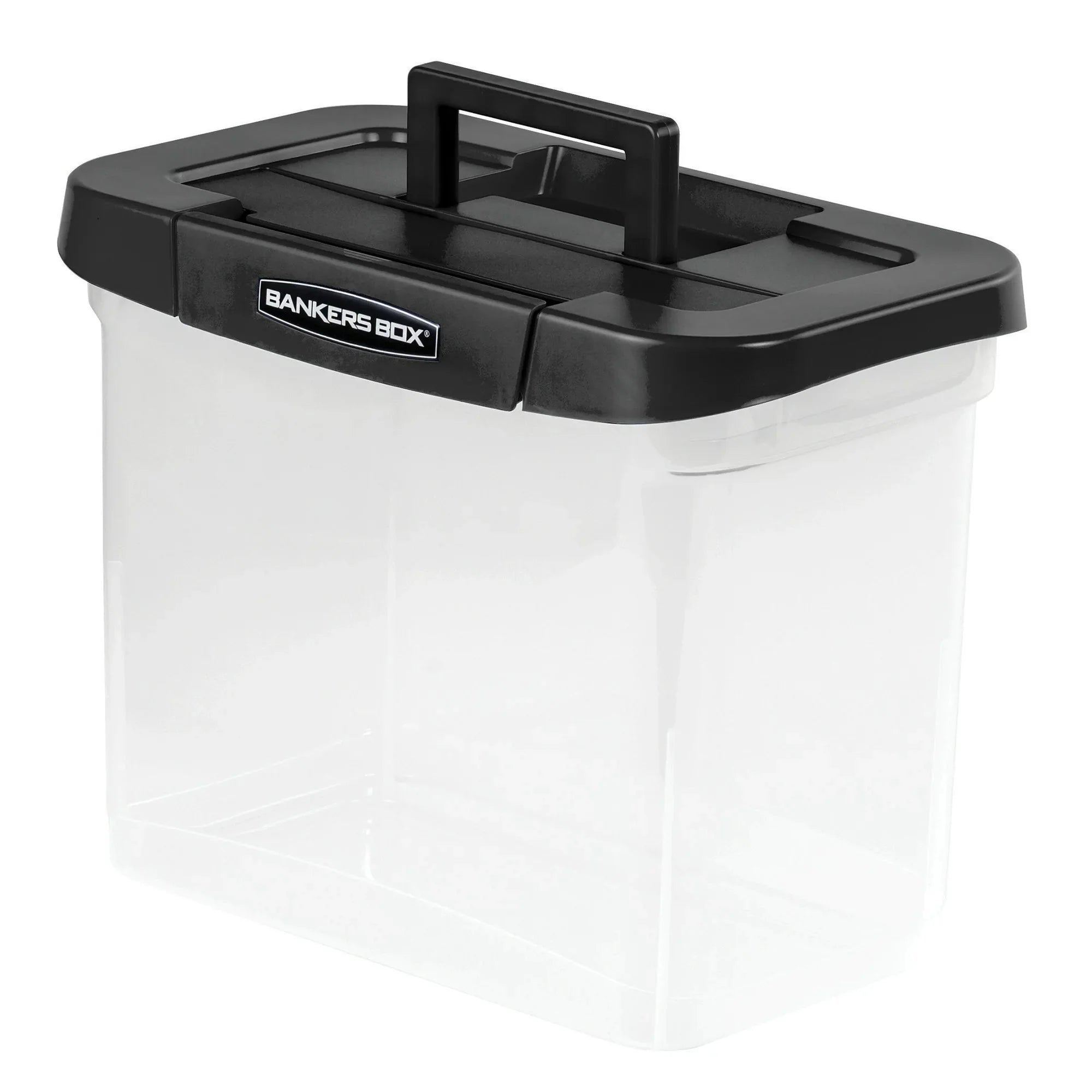 Bankers Box Clear Plastic Portable File Box with Black Lid, 1 Pack - Amado Deals - wholesale and distributors with free shipping in United States Bankers Box Clear Plastic Portable File Box with Black Lid, 1 Pack - Amado Deals - wholesale and distributors with free shipping in United States